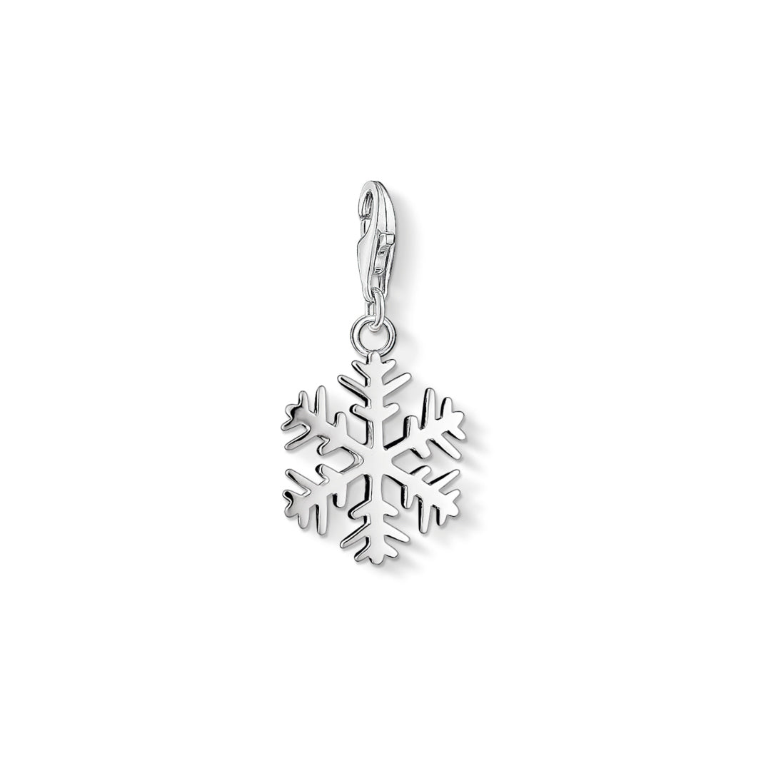 THOMAS SABO - Charm-Anhänger Schneeflocke in Silber