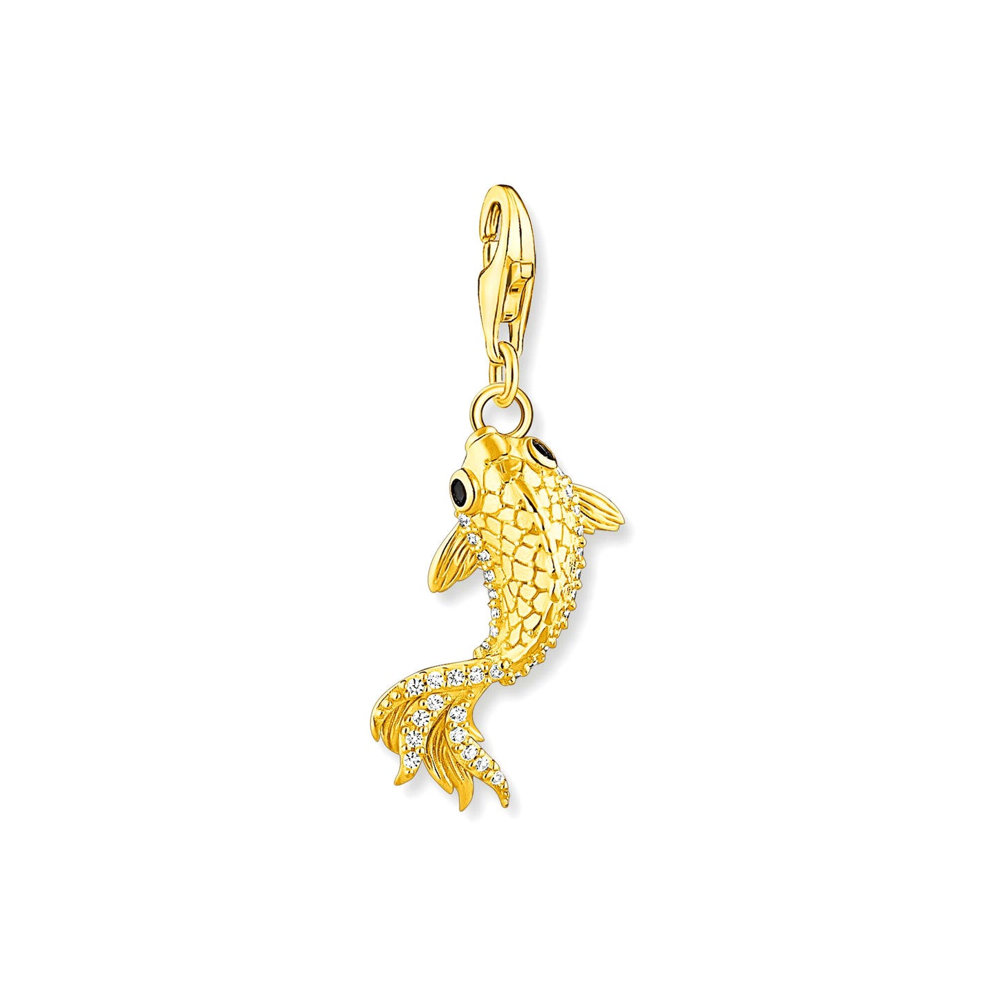 THOMAS SABO - Charm-Anhänger Koi in Silber vergoldet