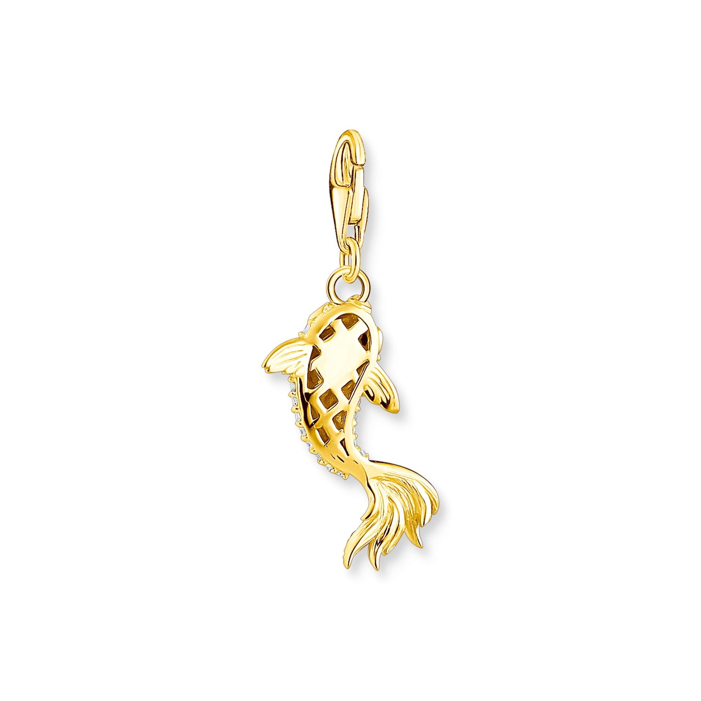 THOMAS SABO - Charm-Anhänger Koi in Silber vergoldet