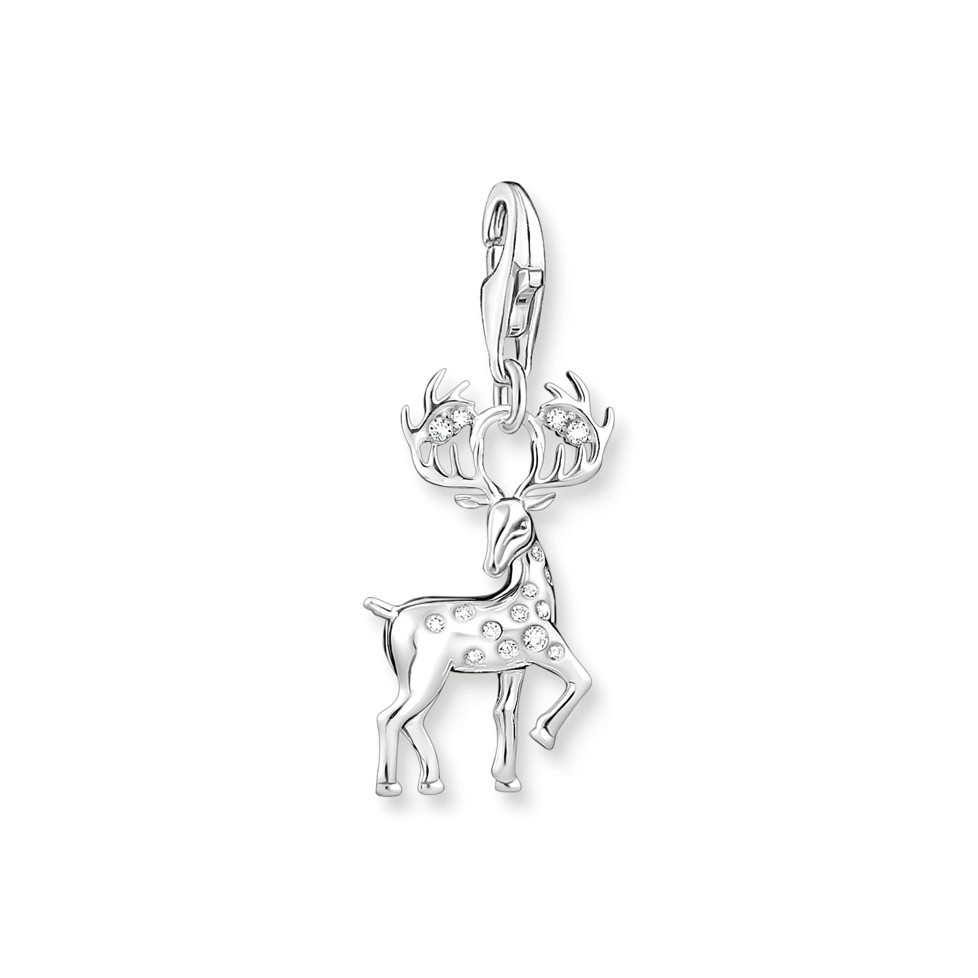 THOMAS SABO - Charm-Anhänger Hirsch in Silber