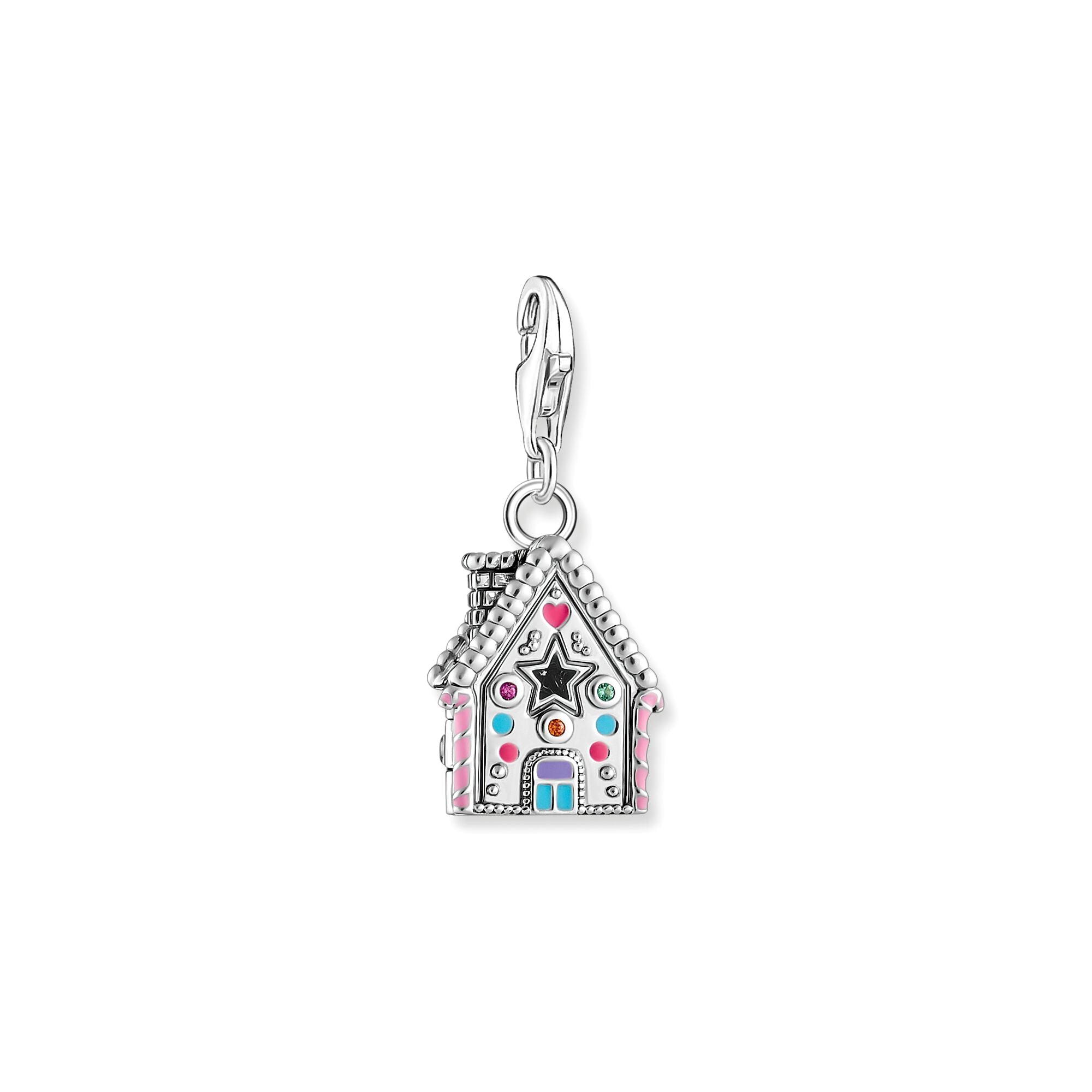 THOMAS SABO - Charm-Anhänger Lebkuchenhaus in Silber