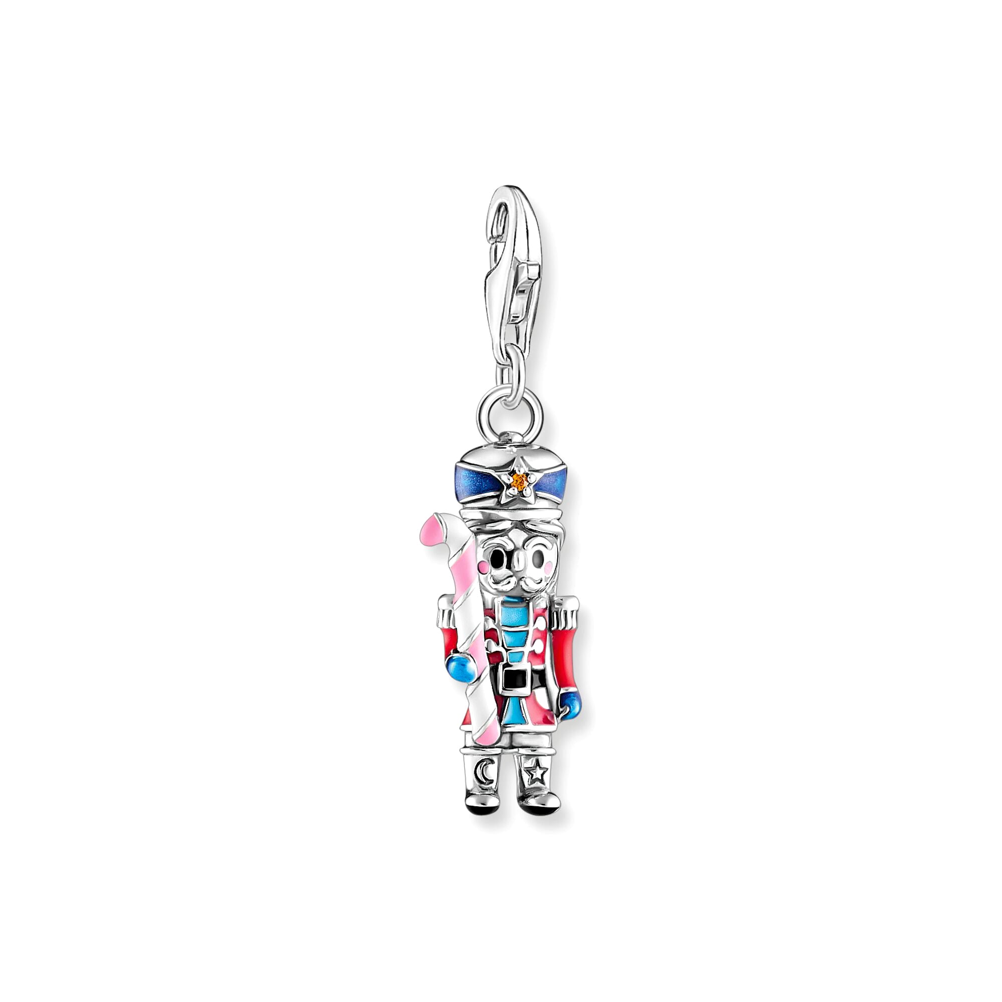 THOMAS SABO - Charm-Anhänger Nussknacker mit Zuckerstange in Silber