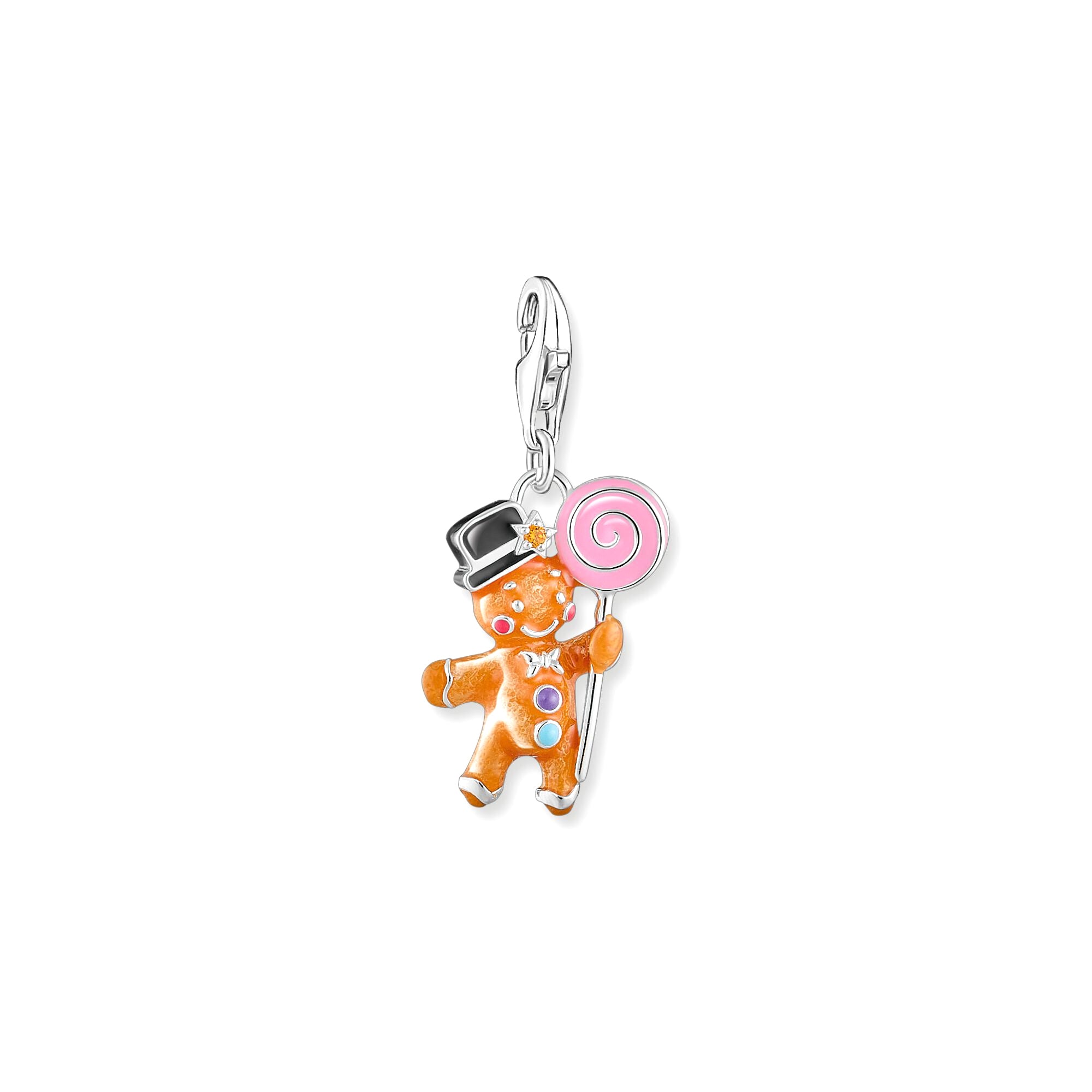 THOMAS SABO - Charm-Anhänger Lebkuchenmännchen in Silber