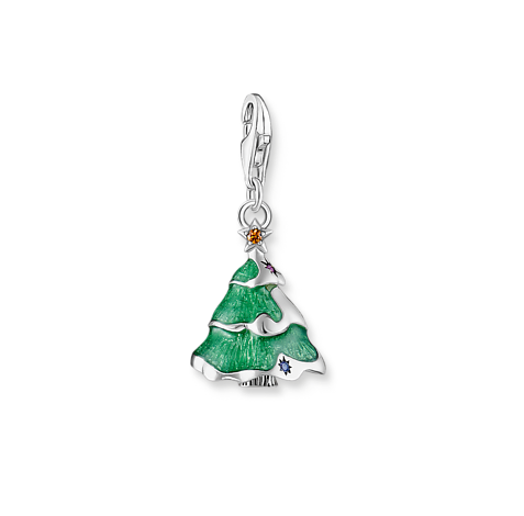 THOMAS SABO - Charm-Anhänger Weihnachtsbaum in Silber