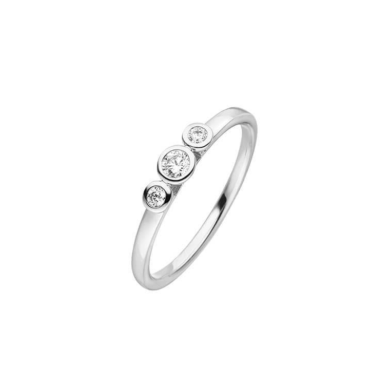 VIVENTY - Ring in Silber mit 3 Zirkonia