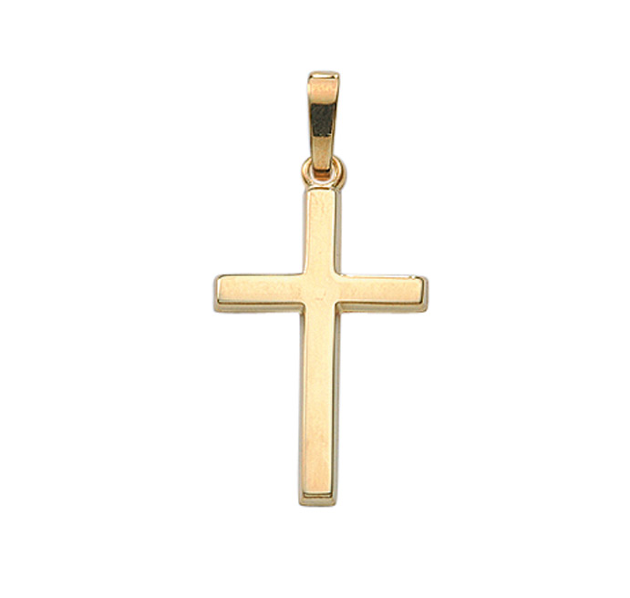 Kreuz Anhänger in Gold