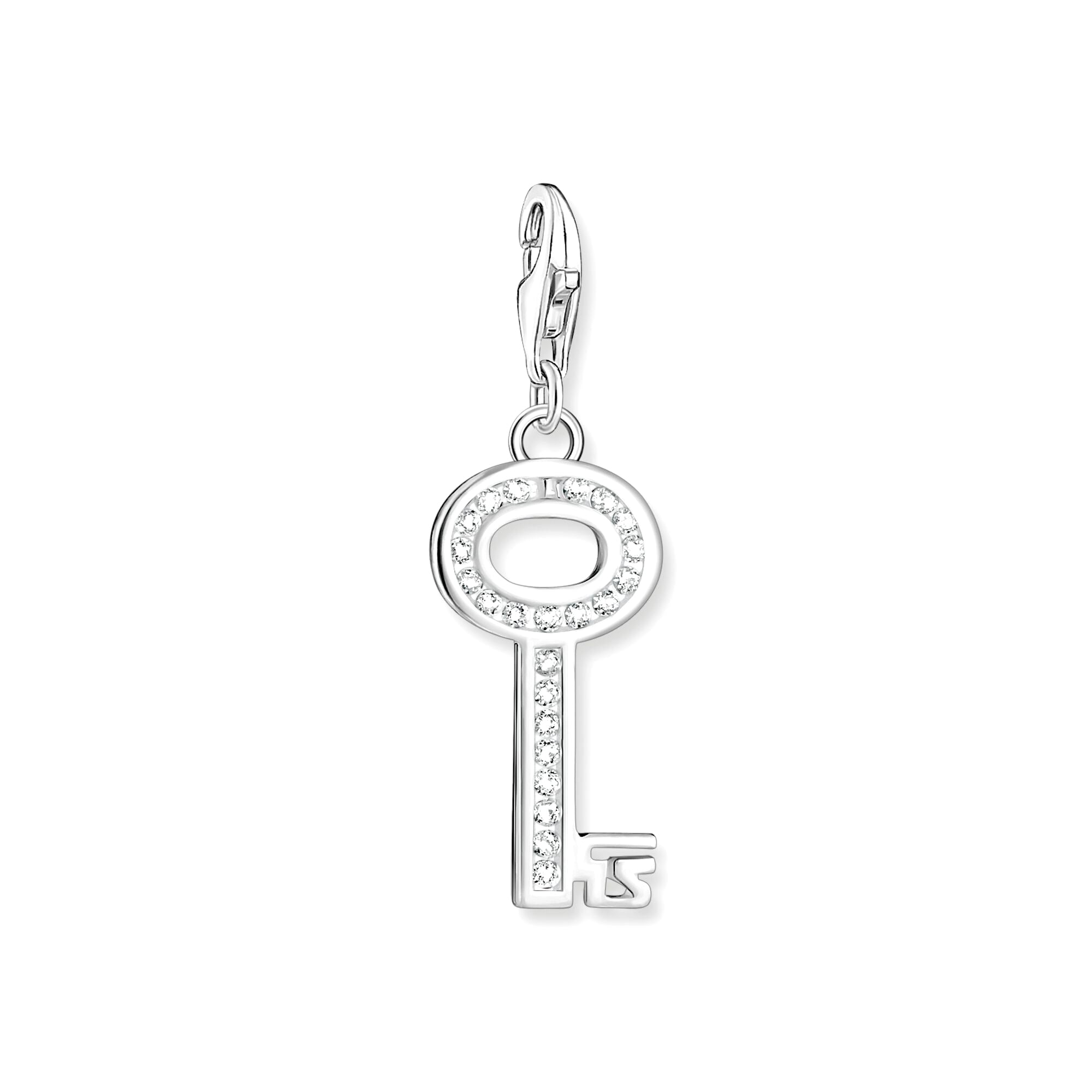 THOMAS SABO - Charm-Anhänger Schlüssel mit Zirkonia in Silber