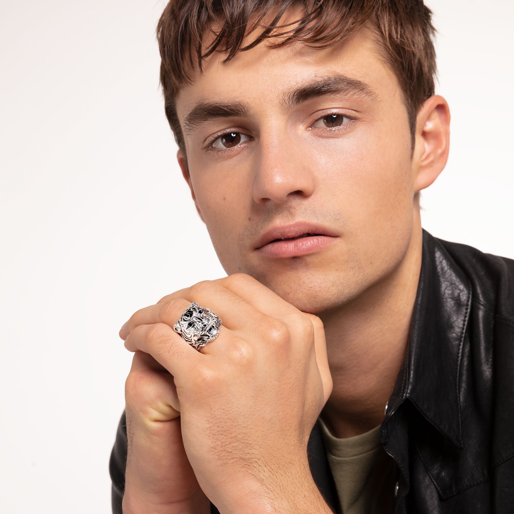 THOMAS SABO - Ring mit Tigermotiv silber