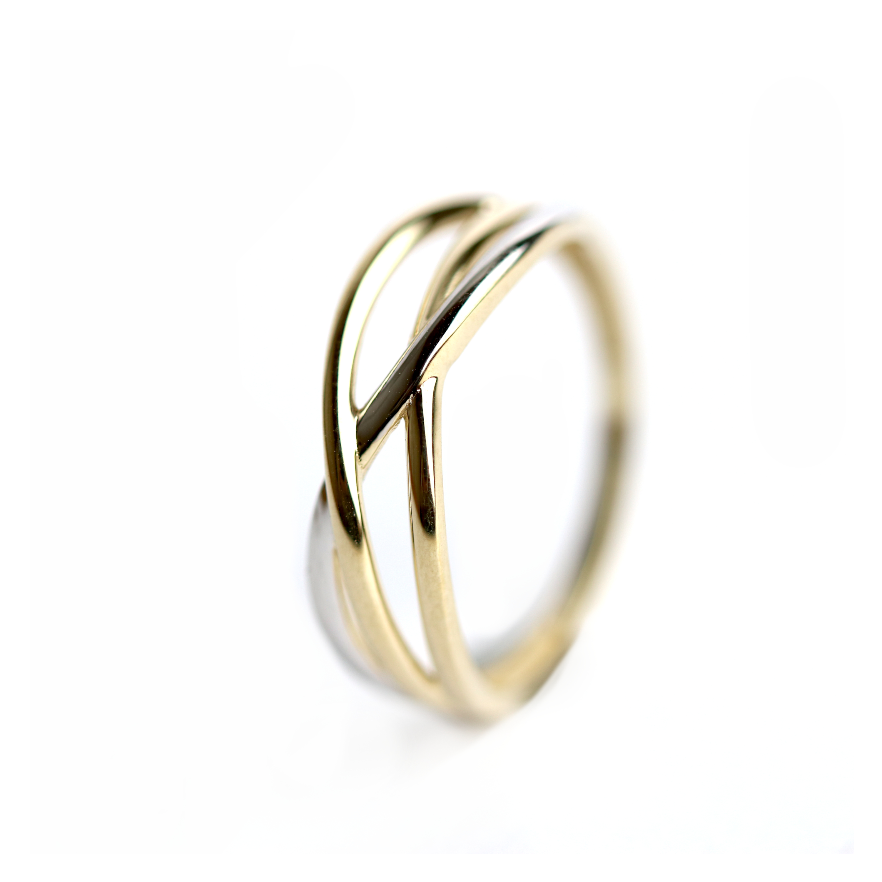 WILHELM MÜLLER - Ring in Bicolor Gold