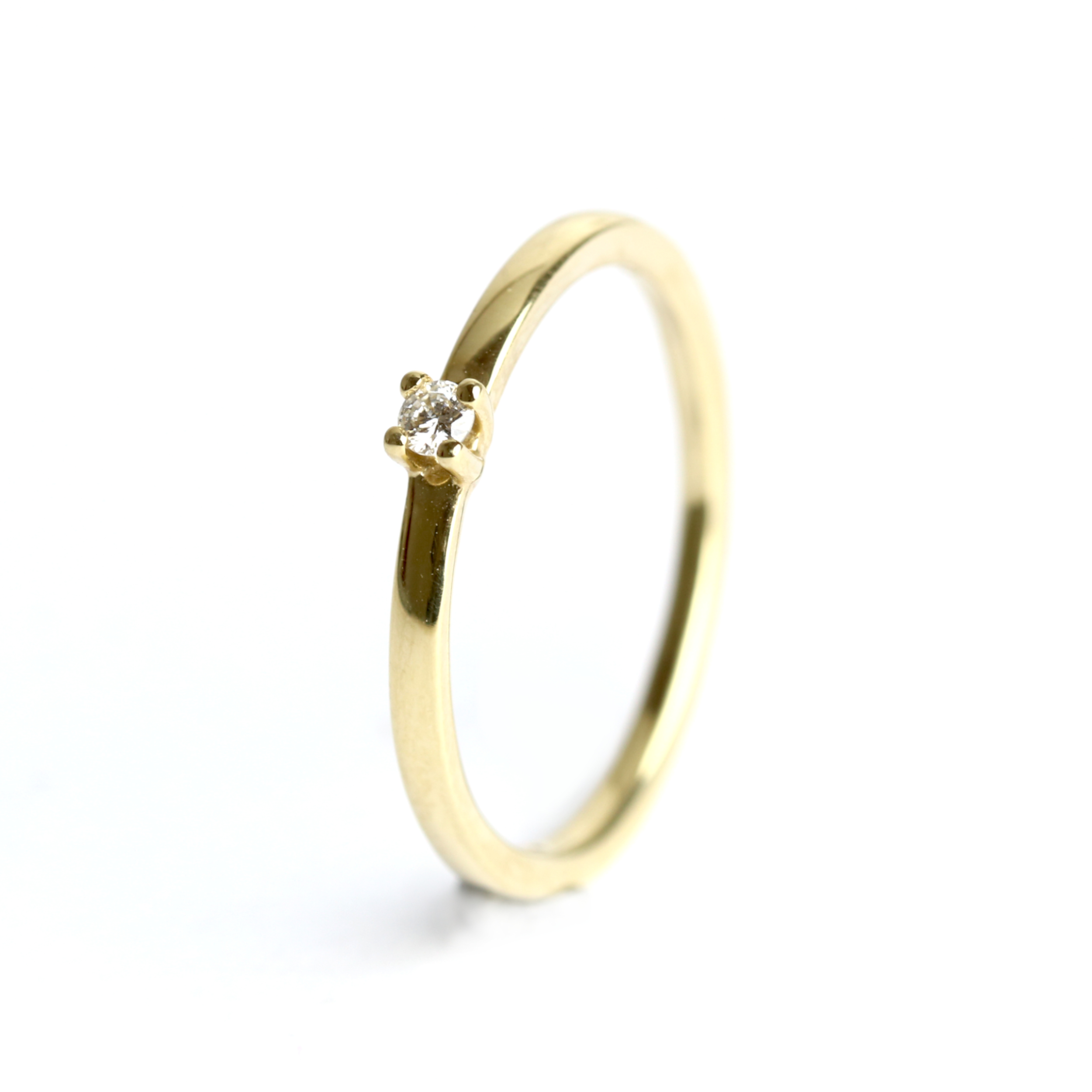 WILHELM MÜLLER - Ring in Gold mit Brillant 0,05ct