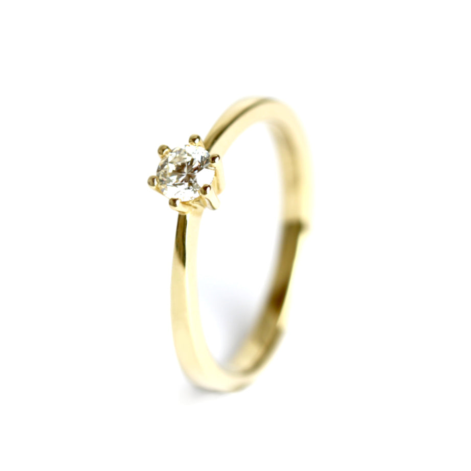 WILHELM MÜLLER - Ring in Gold mit Brillant 0,25ct