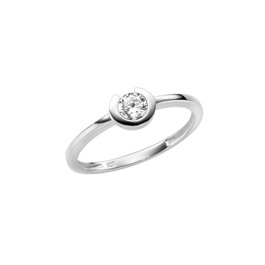 Ring in Silber mit Zirkonia