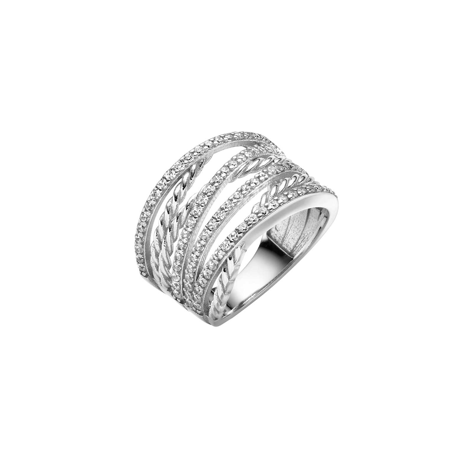 Ring in Silber mit Zirkonia