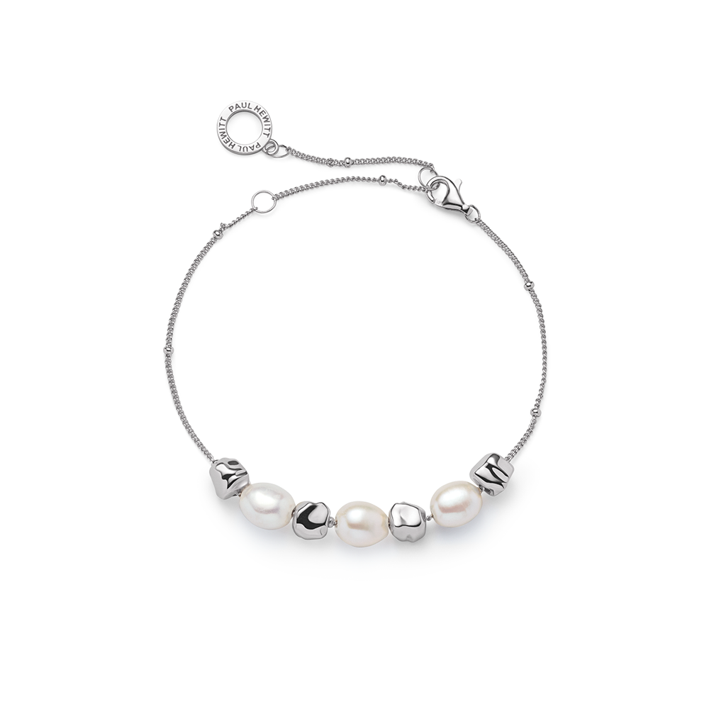 PAUL HEWITT - Armkette OCEAN PEARL Bracelet aus RECYCELTEM EDELSTAHL