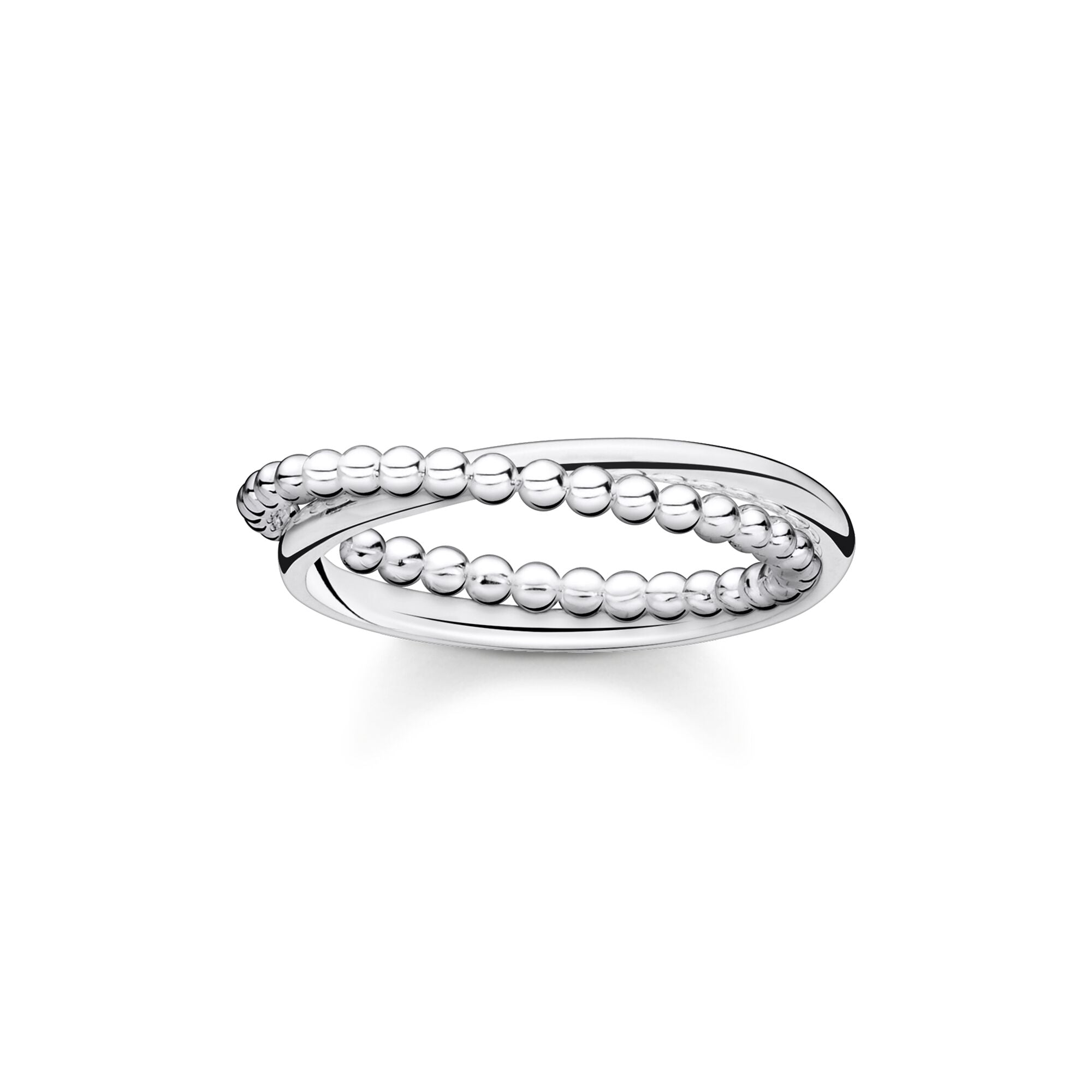 THOMAS SABO - Ring doppelreihig Kugeln in Silber