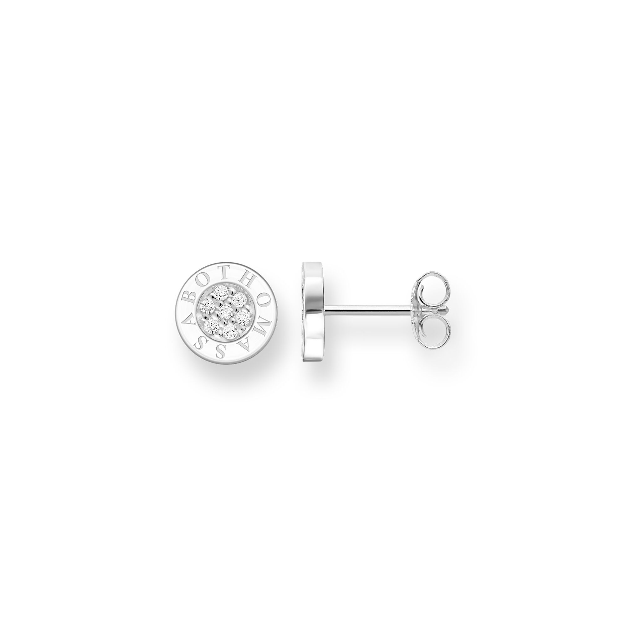 THOMAS SABO - Ohrstecker klassisch Pavé mit Zirkonia in Silber