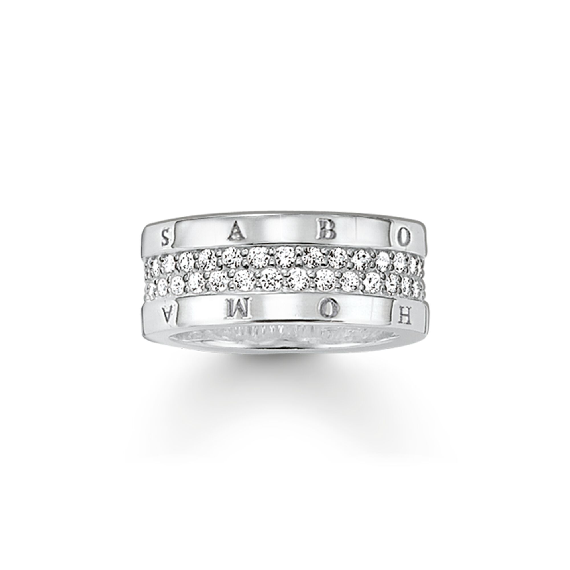 THOMAS SABO - Eternityring klassisch mit Zirkonia in Silber